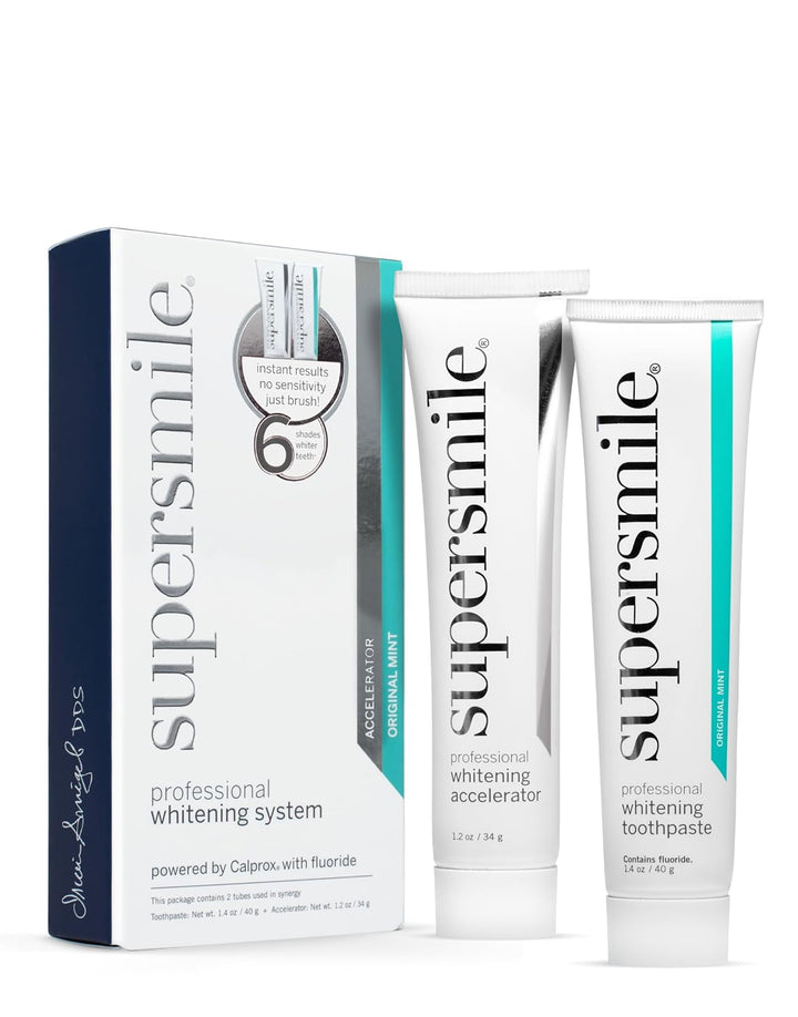 Supersmile Sistema de blanqueamiento, pasta de dientes + acelerador...