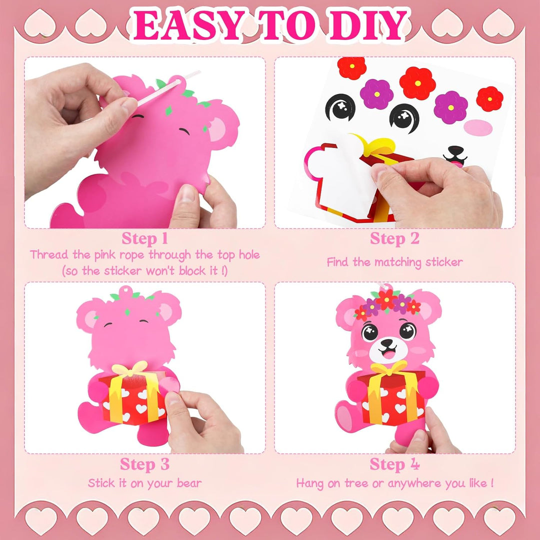 STEFORD 24 kits de manualidades de San Valentín para niños