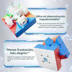 Moyu Meilong - Juego de cubos educativos de 2 x 2, 3 x 3, 4 x 4, 5 x 5, 6 x 6, 7 x 7, cubo moyu, sin calcomanías, paquete de 6 unidades
