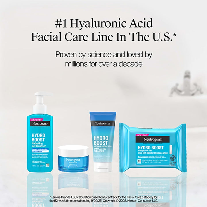 Neutrogena Hydro Boost Gel de Agua, Hidratante Facial con Ácido Hia...
