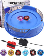 Set X Stadium Arena con 6 Trompos Right-Spin, 2 Lanzadores, Juego Xtreme Edades 6+