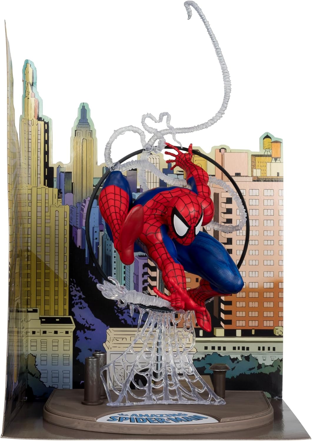 McFarlane Toys - Figura posada de Spider-Man de Marvel a escala 1\/...