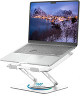 ALASHI Soporte para portátil para escritorio con base giratoria de...