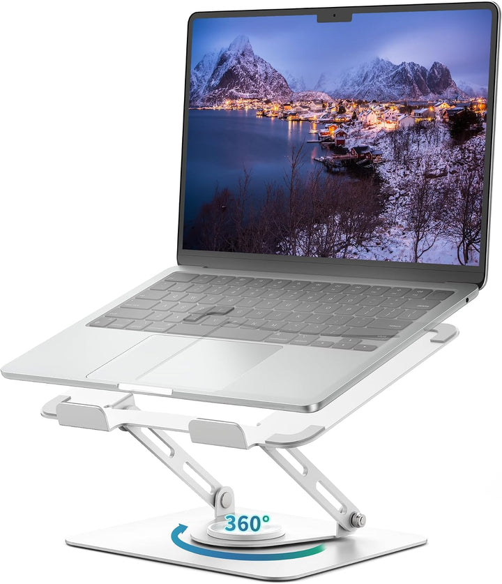 ALASHI Soporte para portátil para escritorio con base giratoria de...