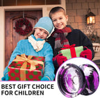 FS23 - Yoyo de metal de doble función para todos los niveles de habilidad, yoyos sensibles a mariposas para niños de 8 a 12 años, yoyo profesional que no responde para adultos con accesorios de yo