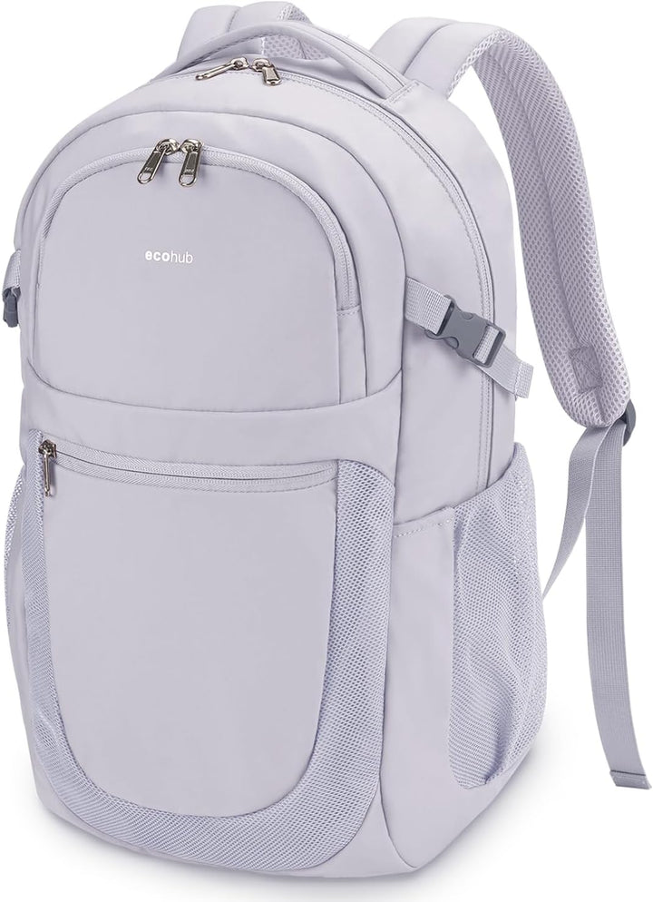 ECOHUB Mochila de viaje para mujer, para portátil de 17.3 pulgadas,...