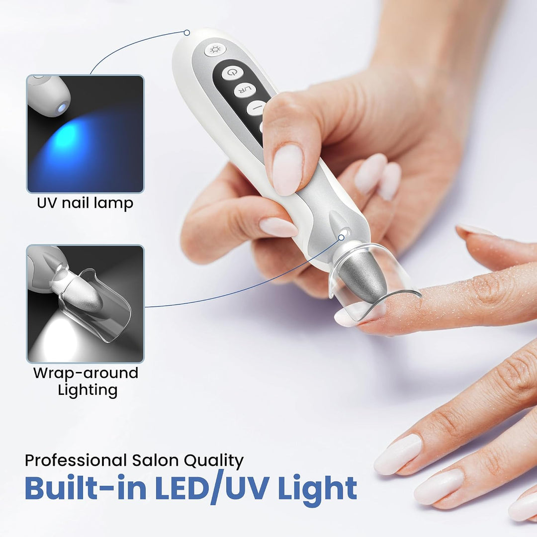 Taladro de uñas, lima de uñas eléctrica y lima de uñas inalámbrica...