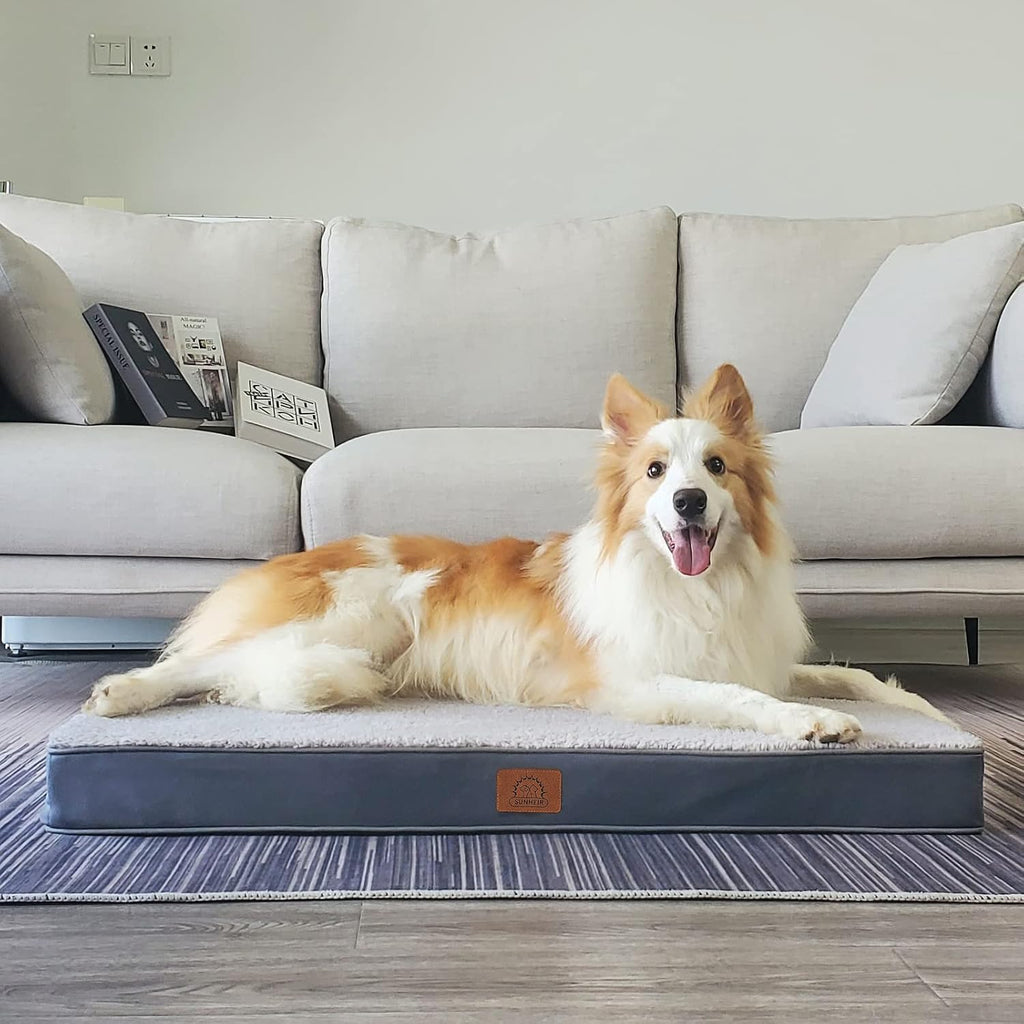 Cama ortopédica lavable para perros medianos, cama grande