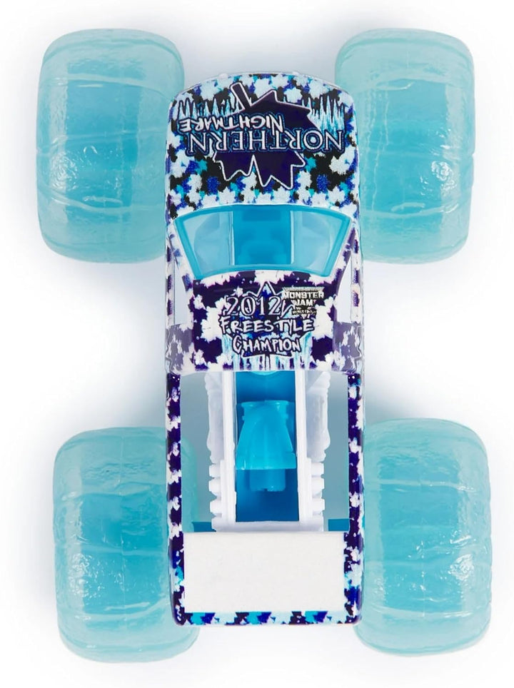 Monster Jam Fire  Ice 164 Diecast Monster Truck Paquete de