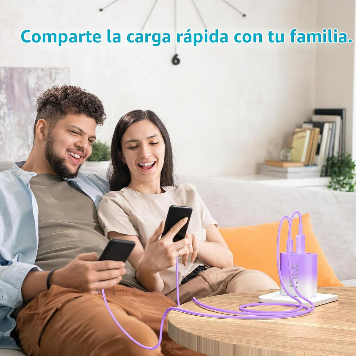 Bloque de Cargador USB C, Paquete de 2, 40W, 4 Puertos Tipo C, Cubos de Carga Rápida de Teléfono PD USBC, Enchufe de Pared + Cargador QC 3.0 USB A, Caja de Ladrillo de Energía para iPhone 16/15/14/13