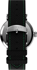 Reloj analógico para hombre Timex Standard de 3 agujas 40 mm | Luz INDIGLO y agujas luminiscentes | Correa ajustable y resistente | Resistencia al agua 50M