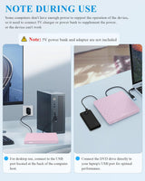 ORIGBELIE Unidad Externa de CD DVD para Portátil, USB 3.0 Tipo-C Ul...