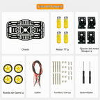 Kit de chasis de robot 4WD para Arduino/Raspberry Pi