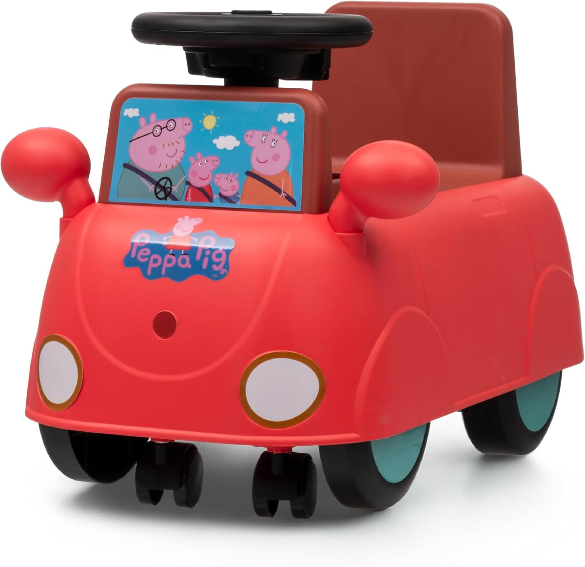 Peppa Pig - Vehículo de juguete Hilux FTF 2025, ruedas fáciles de rodar, construcción segura y duradera