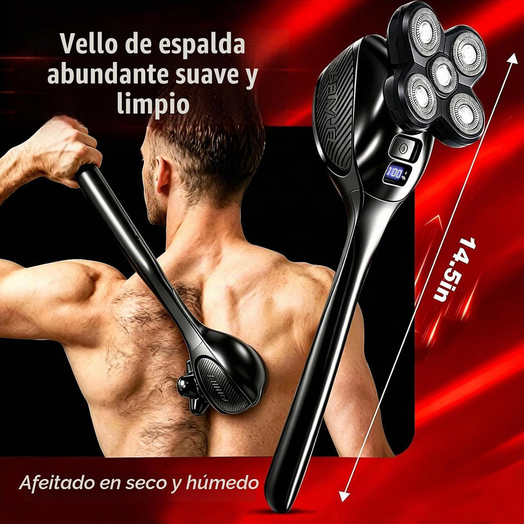 Afeitadora de espalda para hombres con mango largo, afeitadoras de espalda