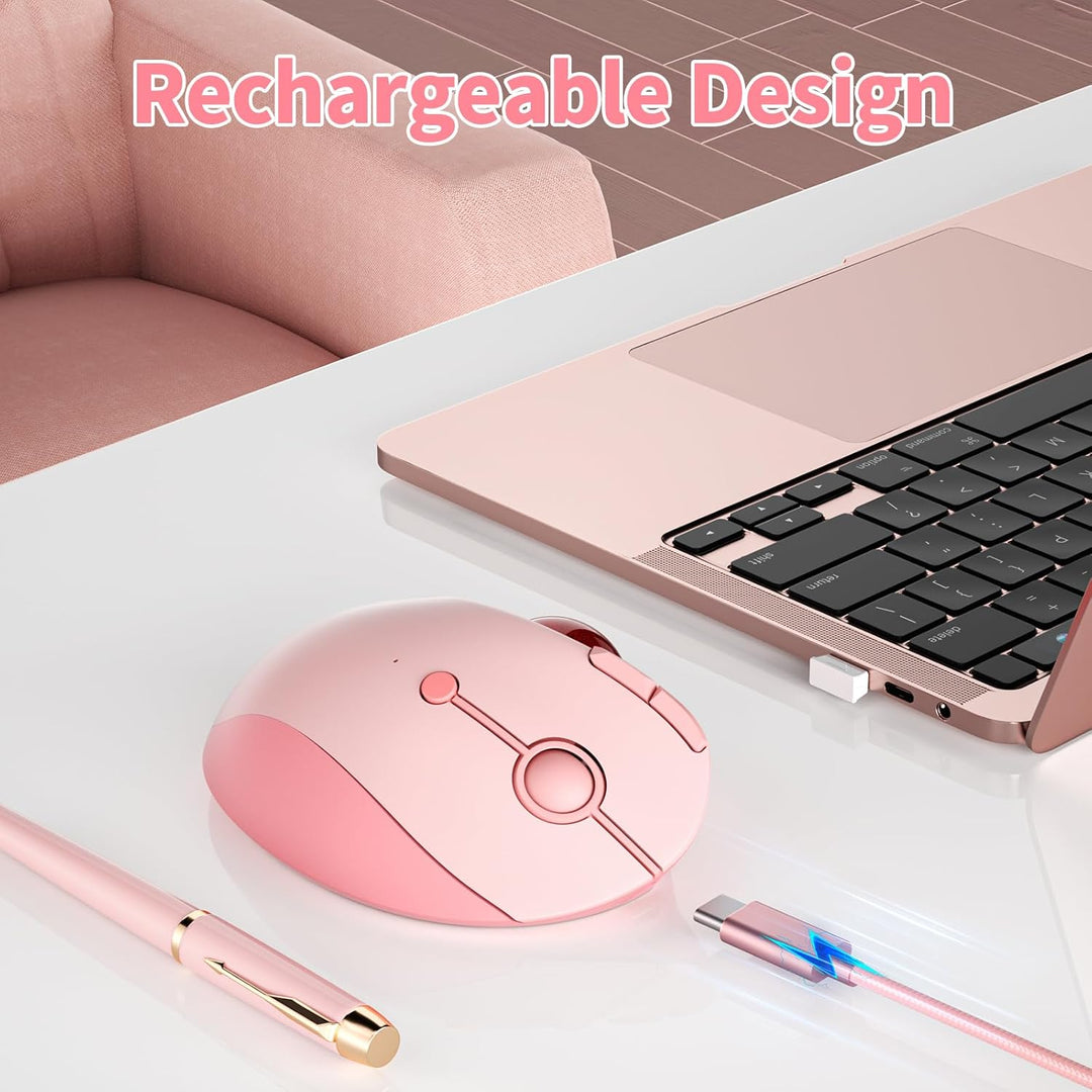 seenda Ratón de Trackball inalámbrico, mouse ergonómico Bluetooth R...