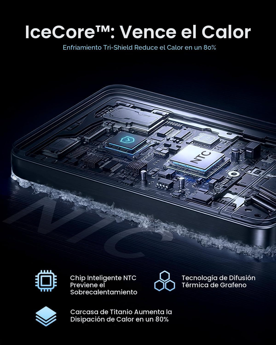 ULiXWH Cargador de batería MagSafe de 10,000 mAh ultra delgado, car...
