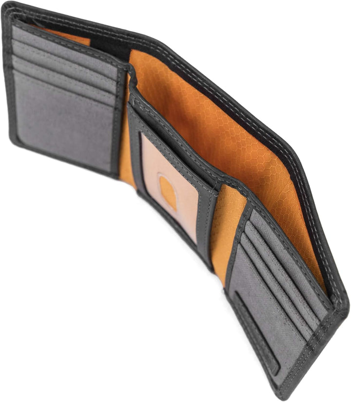 Timberland PRO - Cartera triple de cuero para hombre con ventana pa...