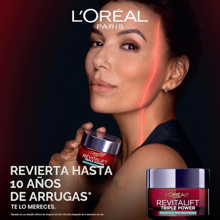 L'Oreal Paris Revitalift Triple Power Crema Facial Anti-Edad, P...