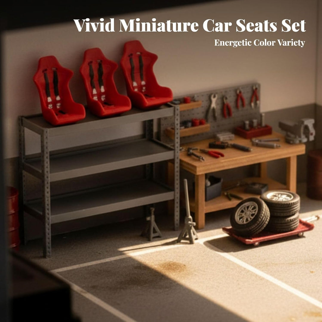 JISADER Modelo de garaje 3X escala 1/64 simulación juego