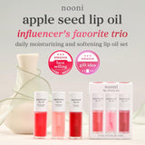 NOONI Juego de aceite de labios coreano \u2013 Appleberry, Applepeo...