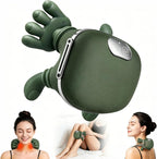 KppeX Nuevo modelo de almohada de masaje de cuello con calor para aliviar