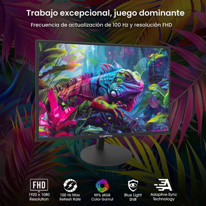 Sceptre E275W-19203R - Monitor LED de 27 pulgadas 1080P 99% sRGB, 2...