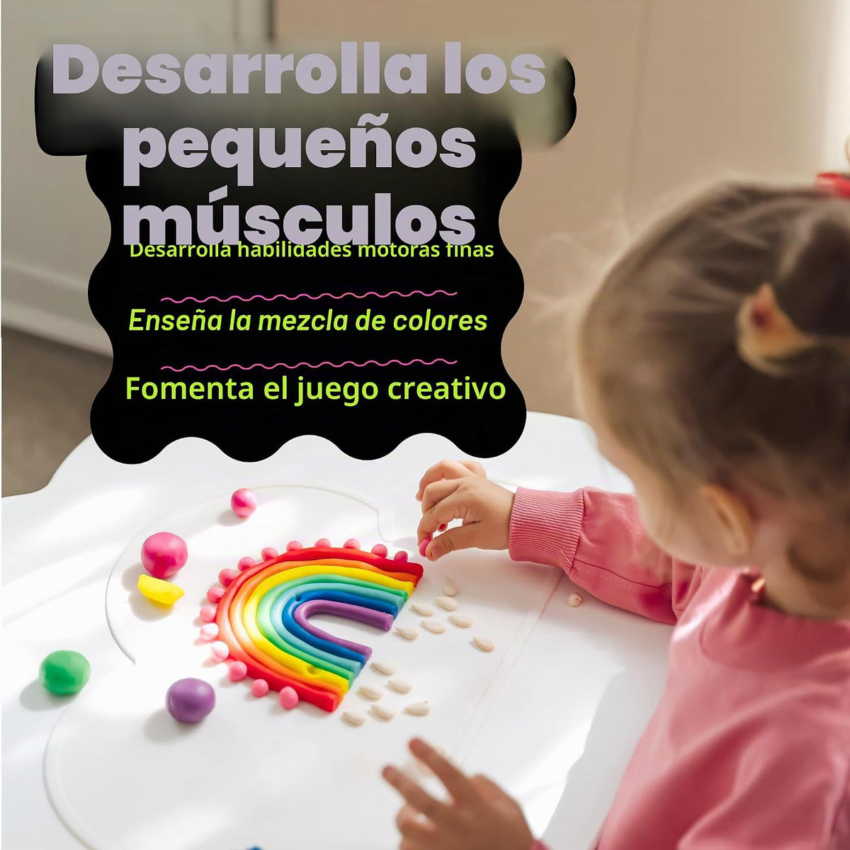 Hygloss Play - Masa de modelado para niños, 6 colores surtidos, 1 libra