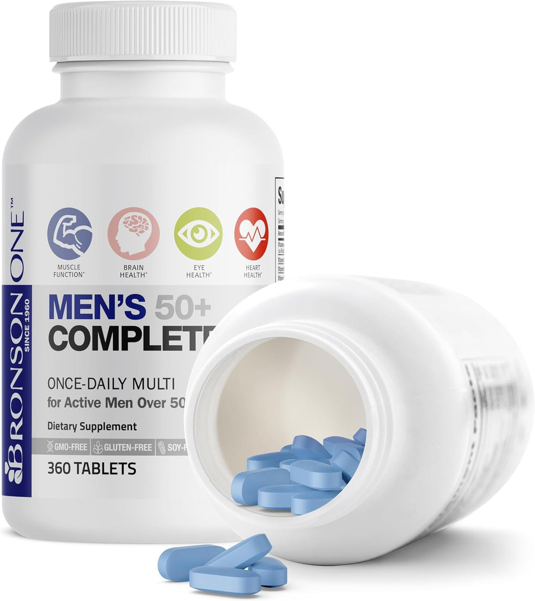 Bronson ONE Daily Multivitamínico Completo Multimineral para Hombre...