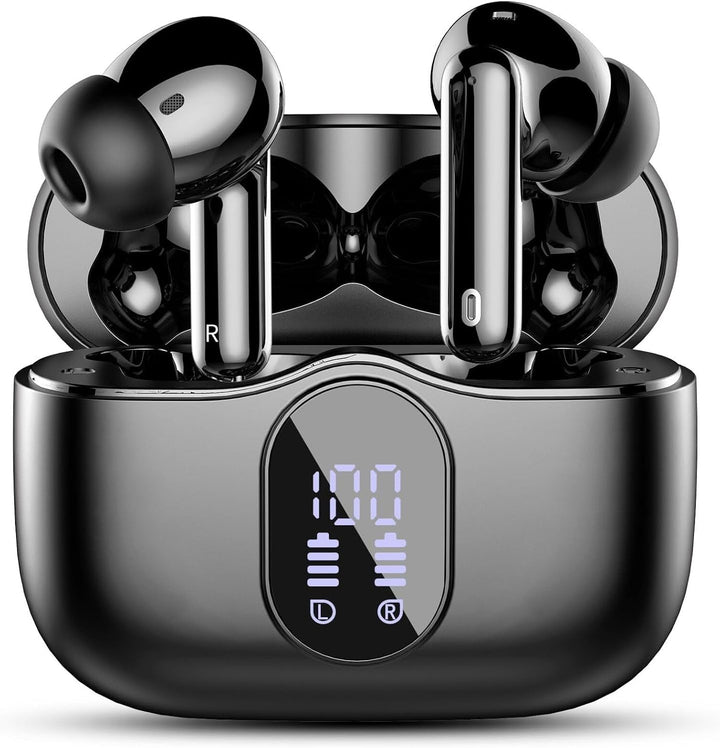 Auriculares inalámbricos, Auriculares Bluetooth 5.4 con graves esté...