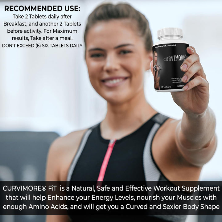 CURVIMORE® Suplemento FiT Mujeres. Cuerpo Voluptuoso Rápido. Multiv...