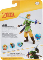 Nintendo Legend de Zelda: Skyward Sword 4 Inch Action Link Figure con Sword y Shield