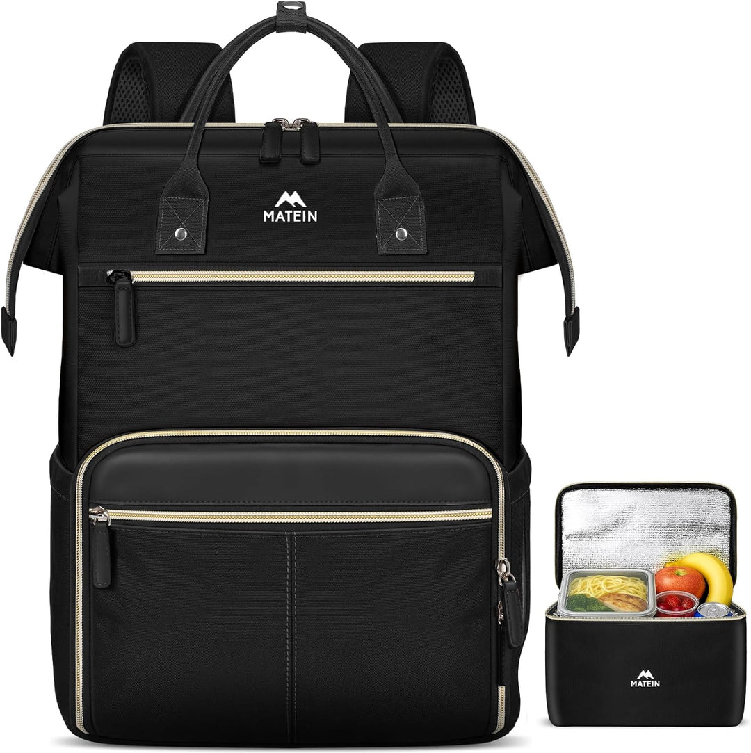 MATEIN Mochila de almuerzo, mochila para portátil de 17.3 pulgadas...