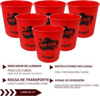 Juegoal Juego Gigante de Yard Pong al Aire Libre Set de Lanzamiento para Playa, Camping, Césped y Patio Trasero