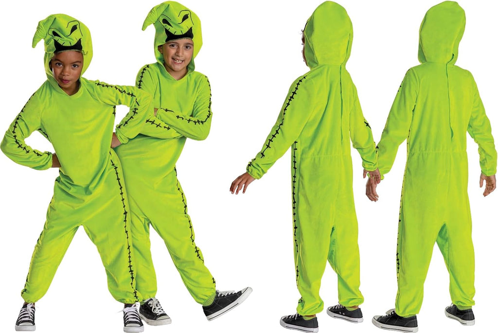 Disfraz de Oogie Boogie de Pesadilla Antes de Navidad de Disney, overol con capucha con licencia oficial