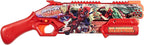 Nerf Marvel Deadpool Blaster, 16 Nerf Rival Accu-Rounds, acción a través de bomba, carga por la culata, Regalos para adolescentes, 14+