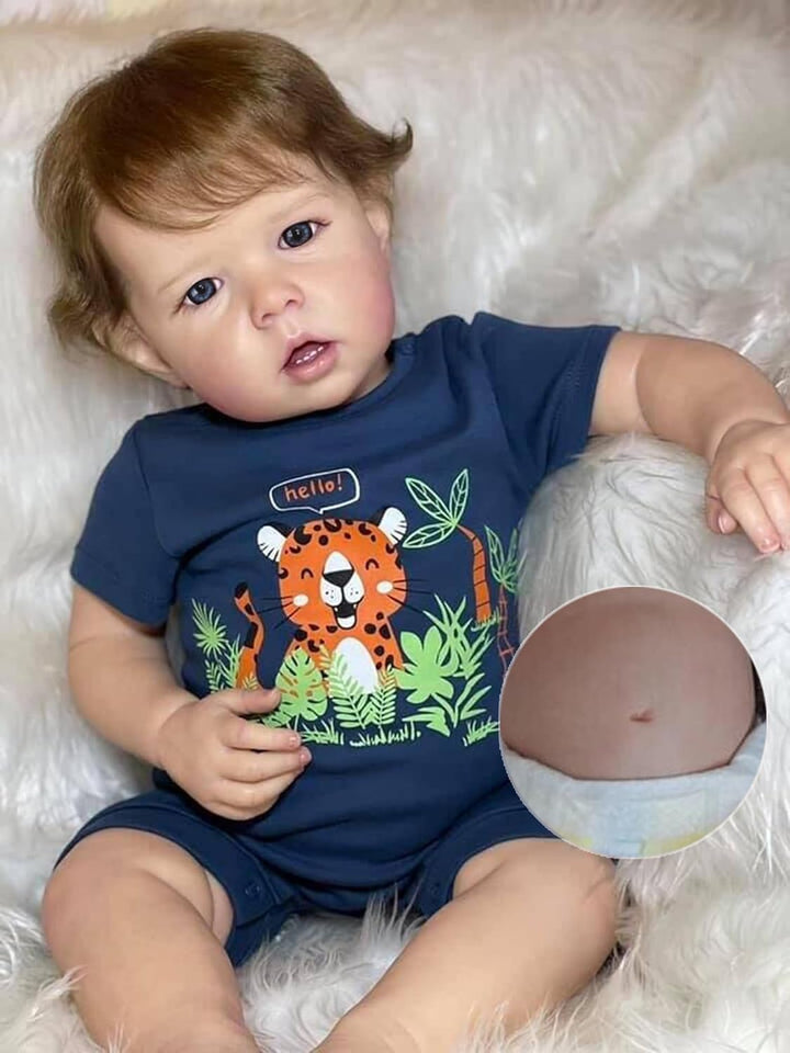 Anano - Muñecas Reborn para niños pequeños, niño Liam de 20 pulgada...