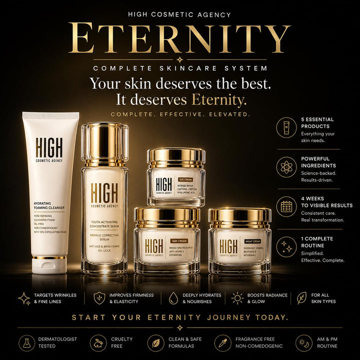 HIGH Cosmetic Agency ETERNITY - Juego de cuidado de la piel antienv...