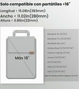 Nillkin Funda para laptop de 16 pulgadas con asa (4 en 1), 2 modos...