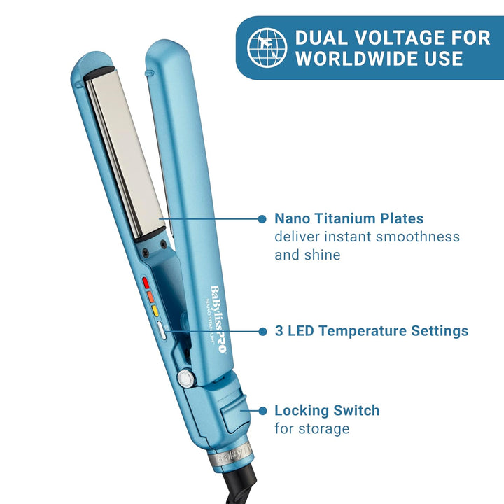 BaBylissPRO® Nano Titanium™ COMPACT TOOLS deliver full power in a c...