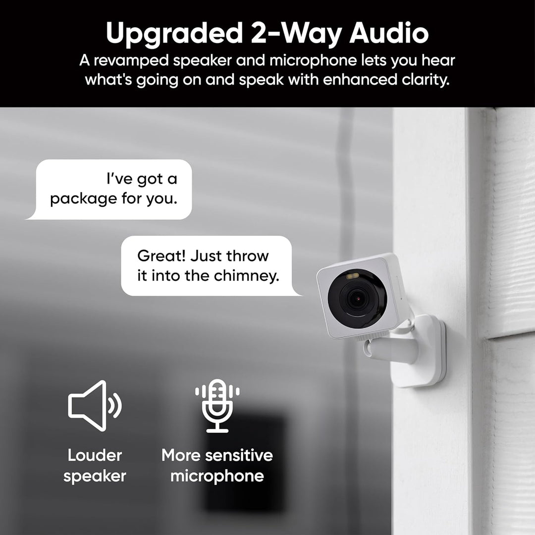 WYZE OG Cámaras de seguridad wifi para exteriores, para la casa, pa...