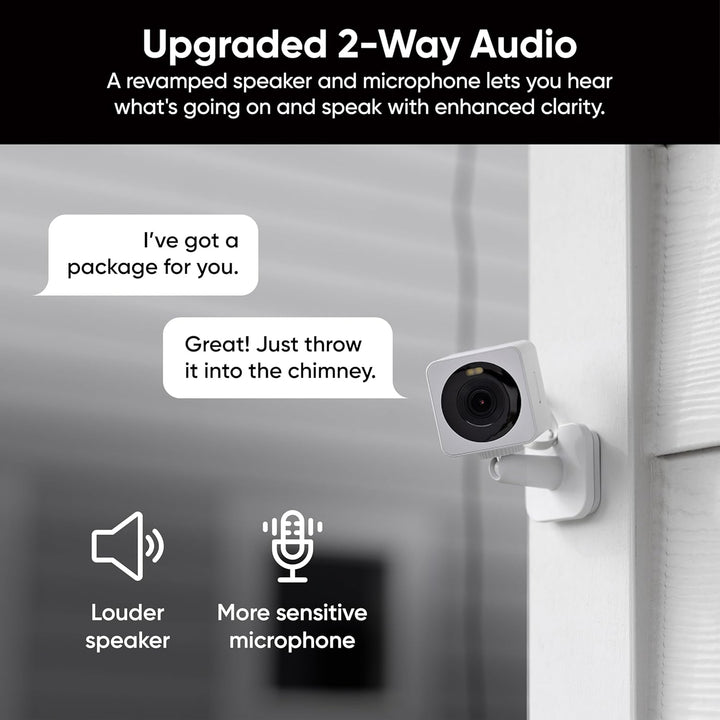 WYZE OG Cámaras de seguridad wifi para exteriores, para la casa, pa...