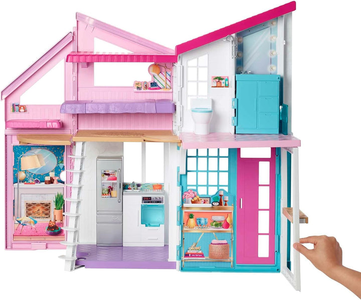 Set de Juego de Casa de Muñecas Barbie, Casa Malibu con más de 25 M...
