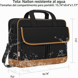 Taygeer Maletín para laptop, bolsa de hombro tipo mensajero de 15.6...