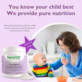 NanoVM 1-3 años, multivitamínico sin alérgenos para niños, suplemen...
