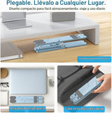 OMOTON Soporte elevador giratorio de 360° para laptop, soporte ergo...