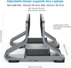 Psitek Soporte vertical de aluminio para laptop, soporte de acoplam...