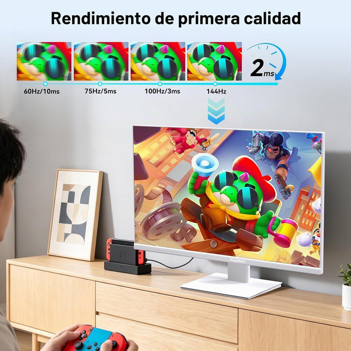 Pisichen Monitor de pantalla táctil de 24 pulgadas, pantalla de com...