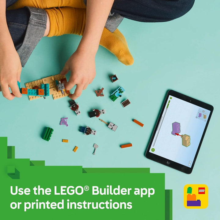 LEGO Minecraft The Illager Desert Patrol Figuras de