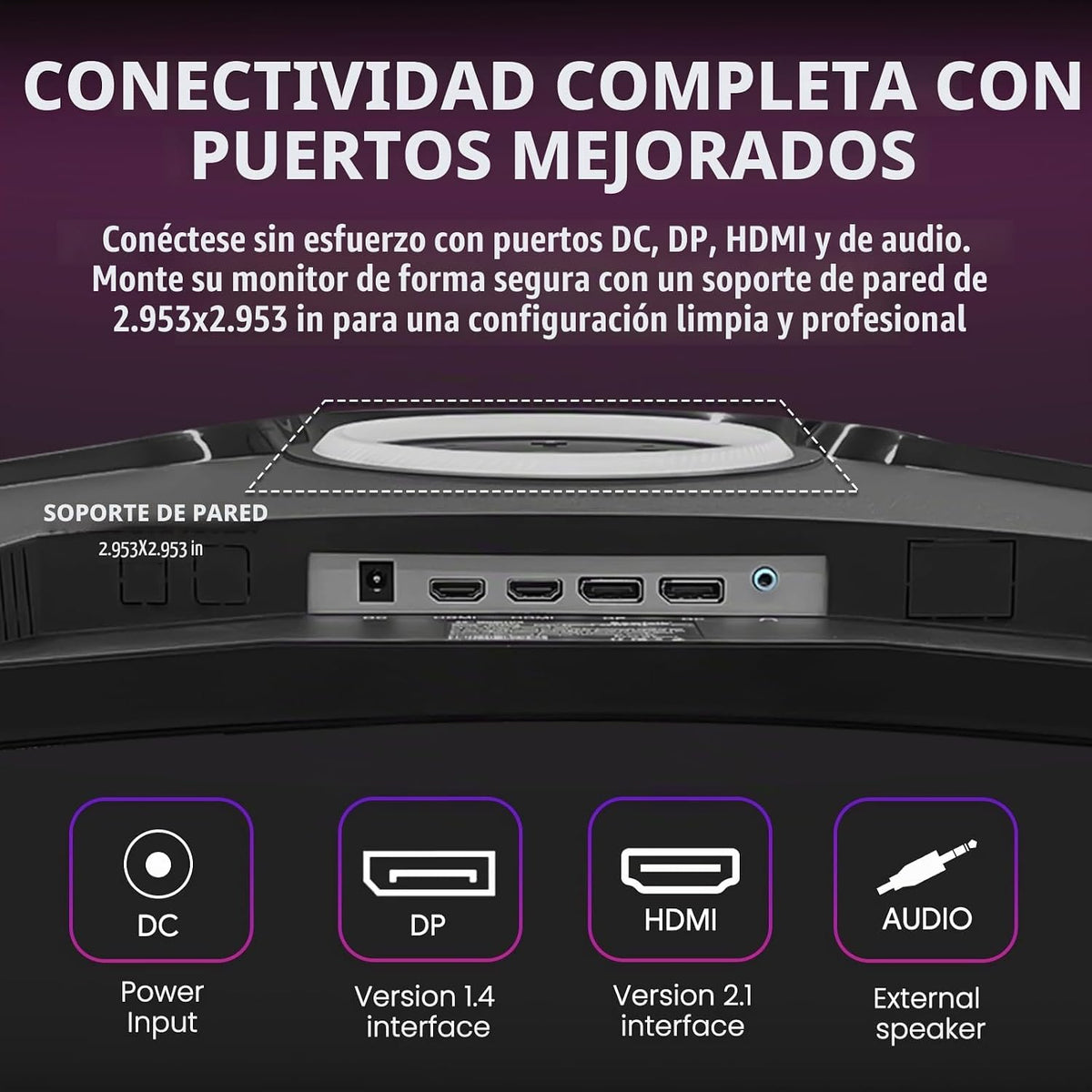 CRUA - Monitor curvo ultra ancho DQHD de 49 pulgadas y 165 Hz, 1500...